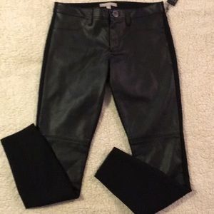 Faux leather skinny pants banana republic